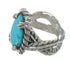 Authentic Sterling Silver And Turquoise Ring Size 5-1/2 RX62027